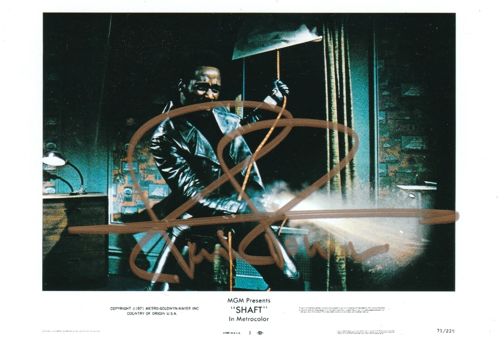 Richard Roundtree REAL hand SIGNED 4×6″ Shaft Movie Photo #1 COA Autographed