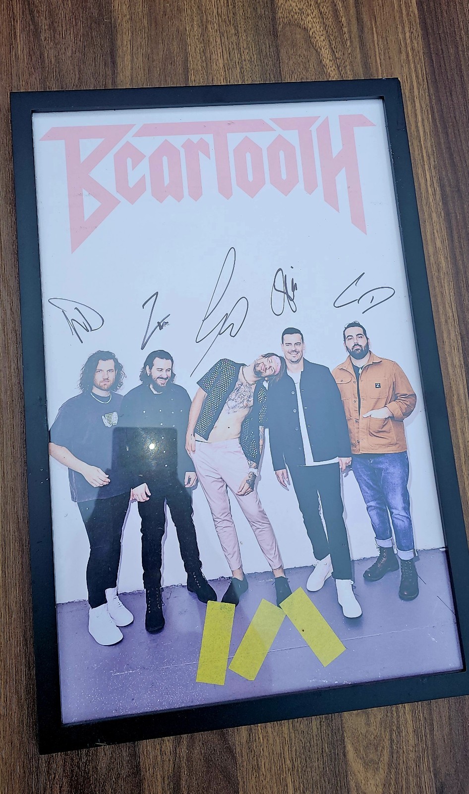 Beartooth THE SURFACE M&G Limited Poster 13×18 W Confetti From “SUNSHINE” Cannon