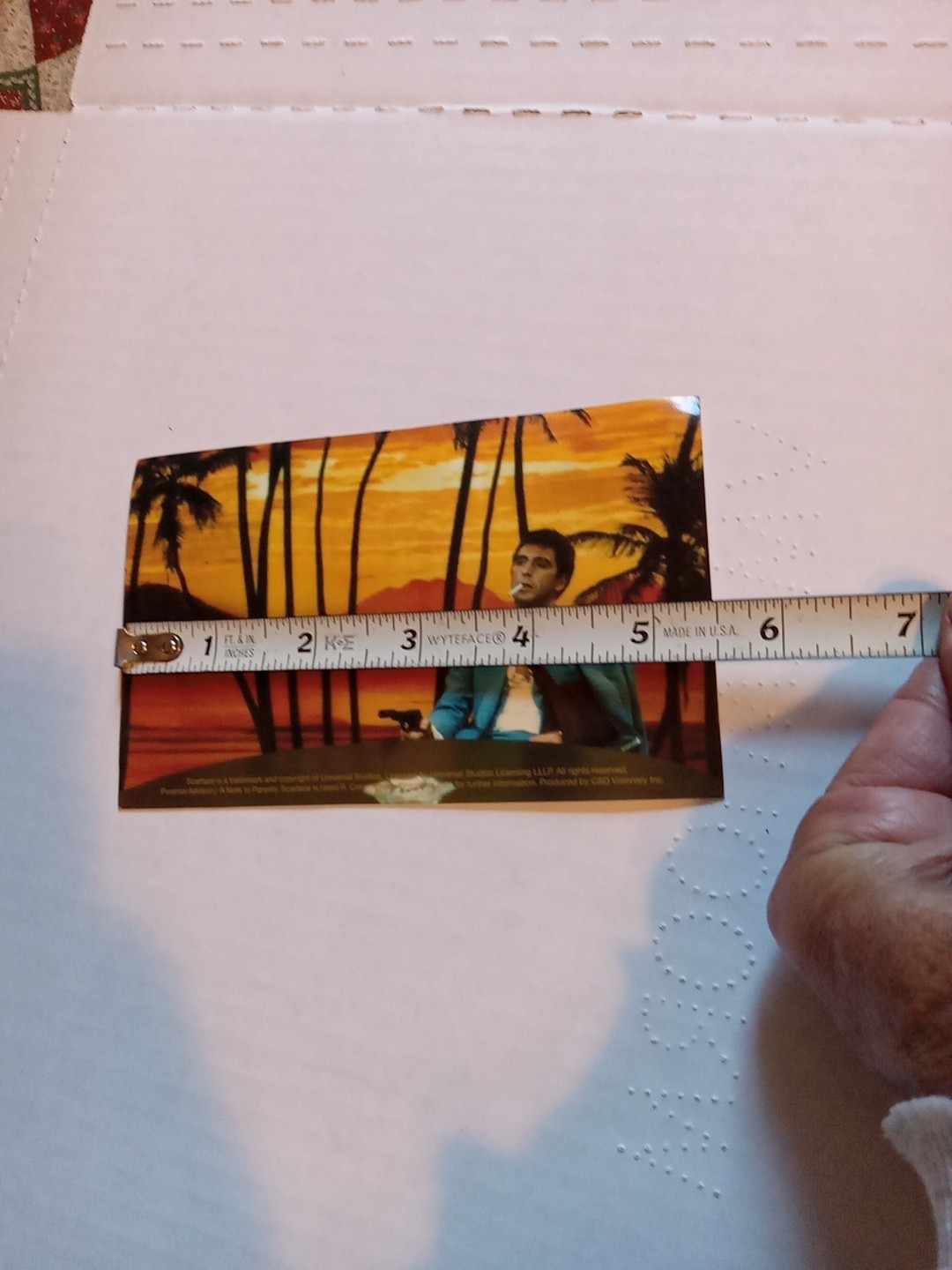 Scarface AL Pachino Sticker 5.5×3.5″ New
