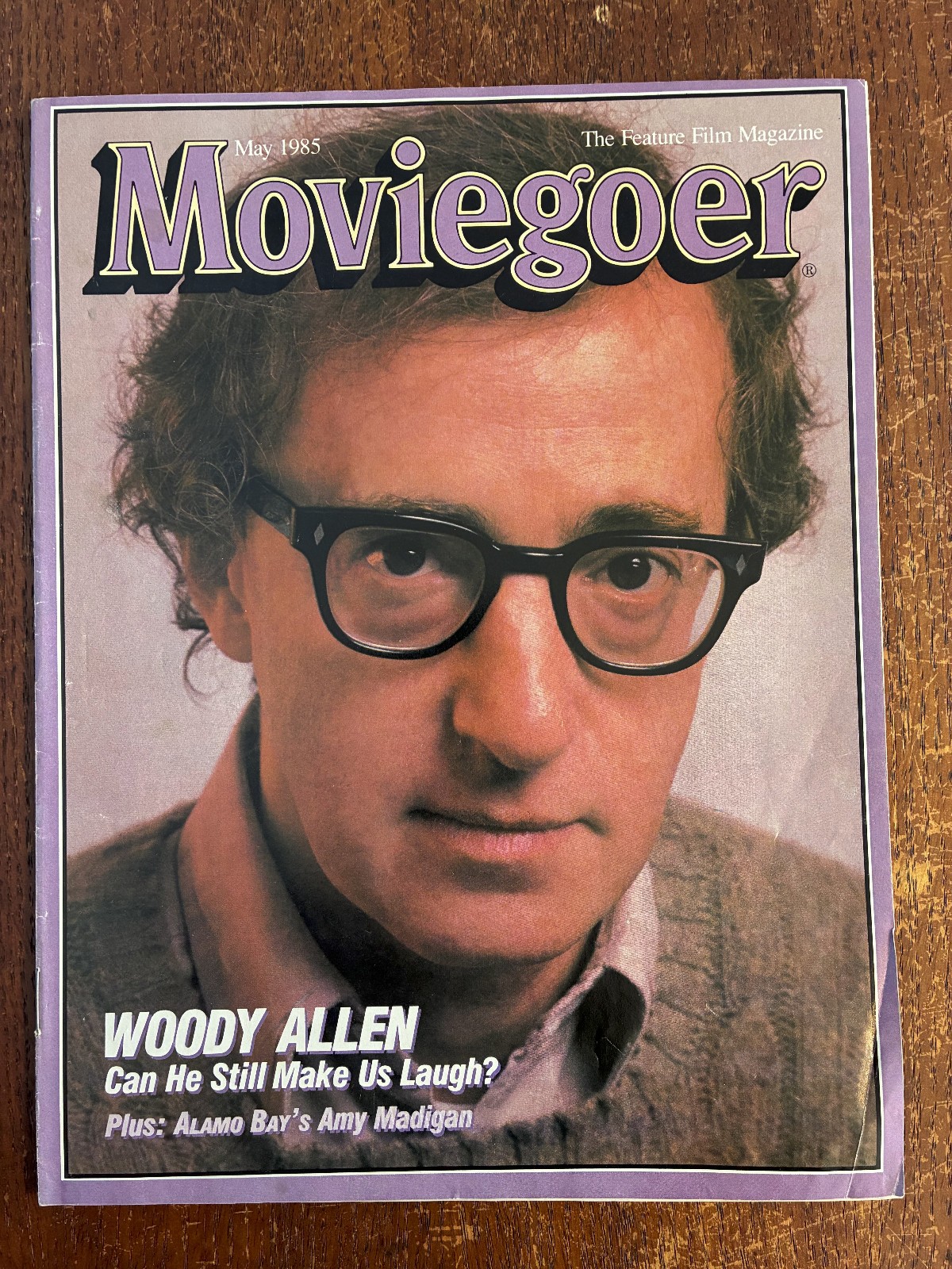 Moviegoer Magazine May 1985 – Woody Allen, Amy Madigan, Hugh Wilson