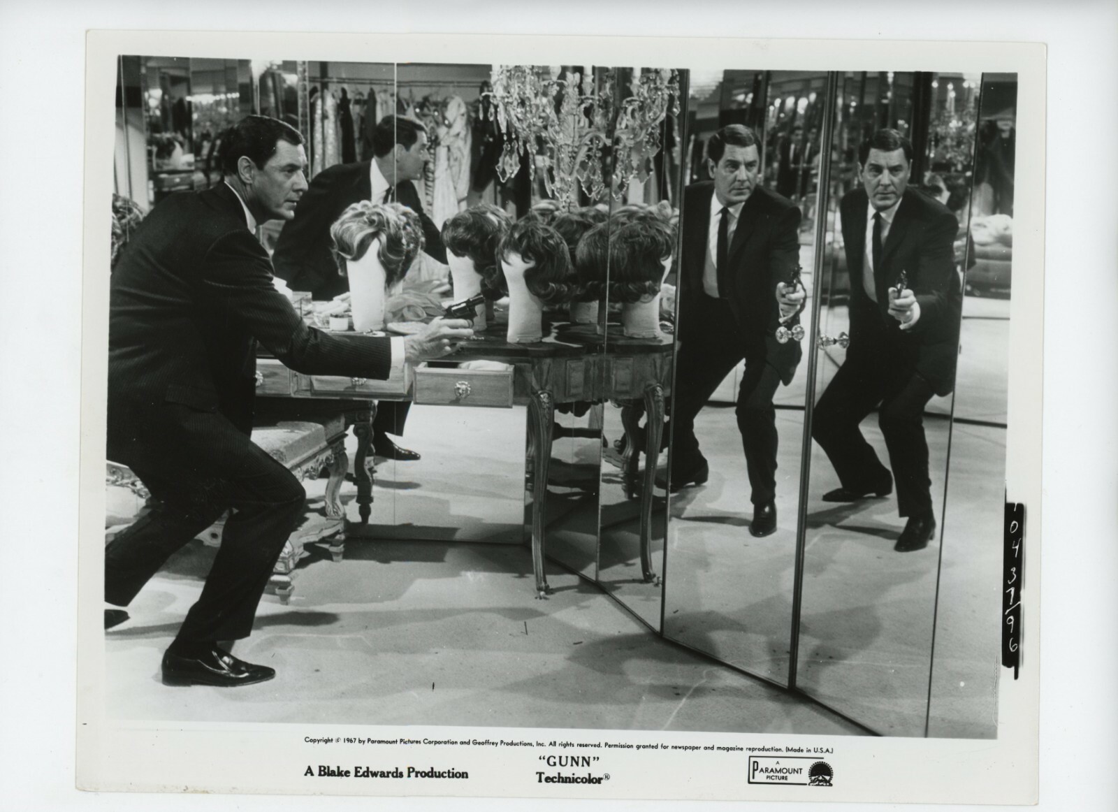 GUNN Original Movie Still 8×10 Blake Edwards 1967 23774