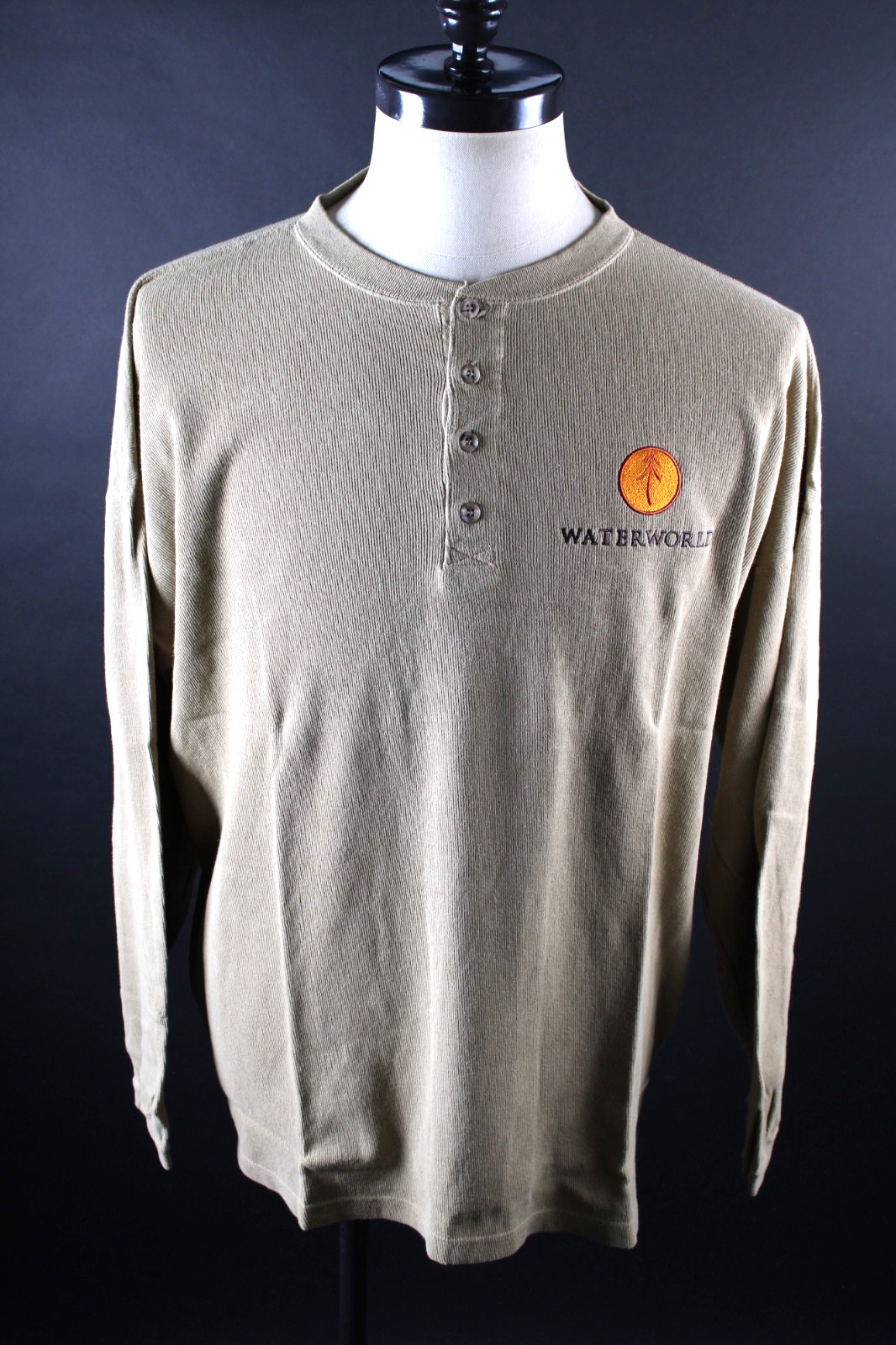 Vintage Waterworld Movie Promo Long Sleeve T-Shirt Deadstock Mens Size XL