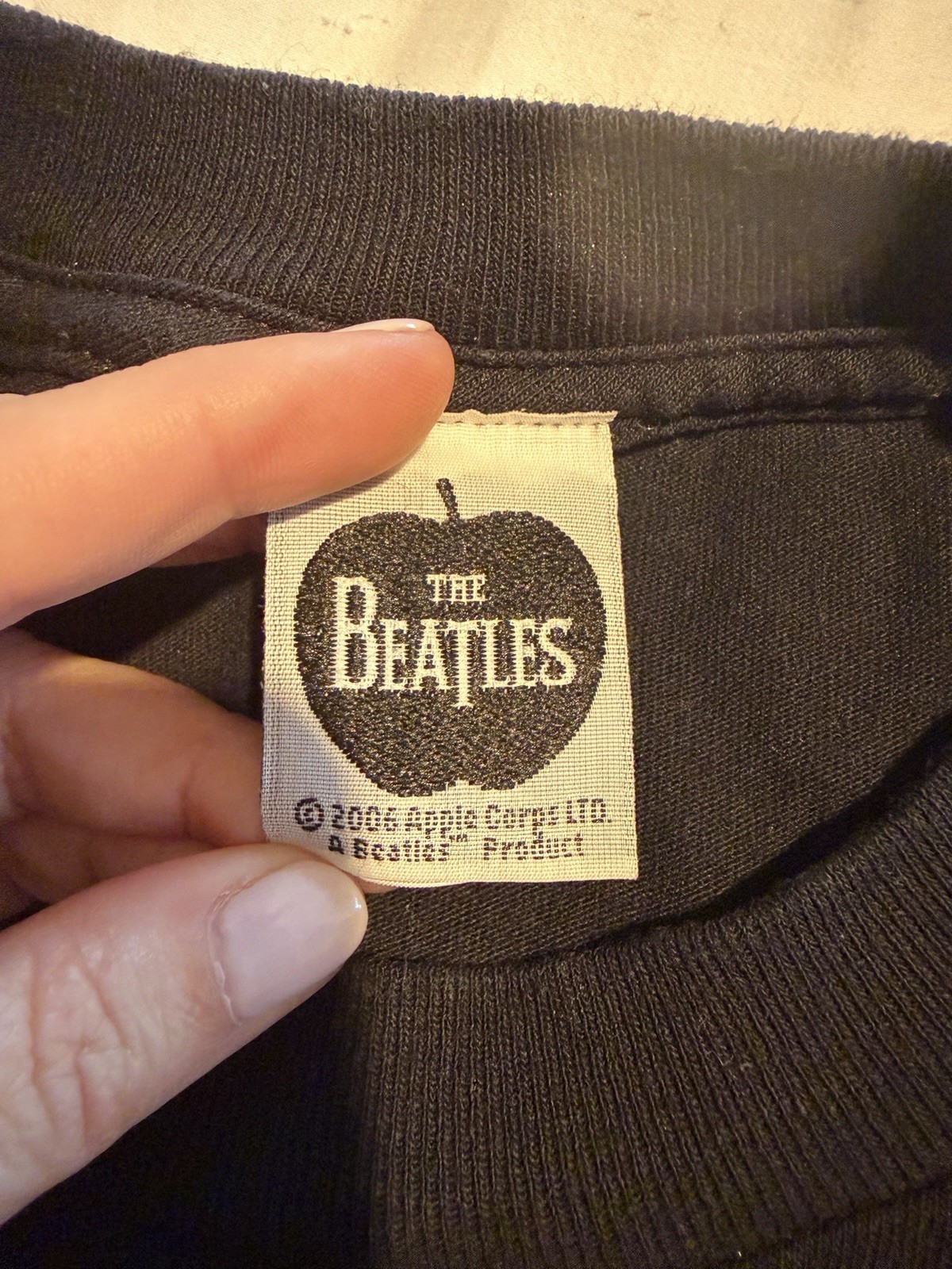 Vintage Beatles With The Beatles 2003 Apple Corps Two-Sided Tee XL Alstyle