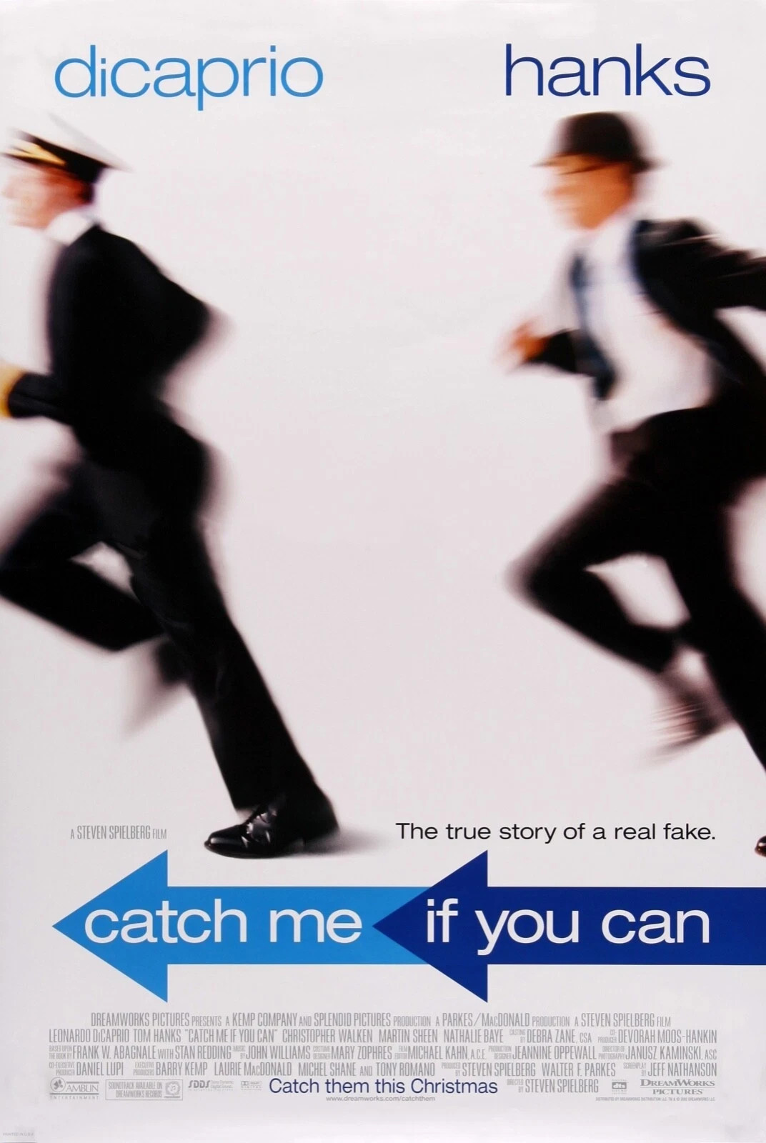 CATCH ME IF YOU CAN – 11″x17″ Movie Poster – Glossy Borderless USA Seller