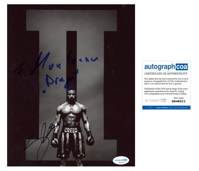 Florian Munteanu & Steven Caple Jr. ” Creed II” AUTOGRAPH Signed 8×10 Photo ACOA