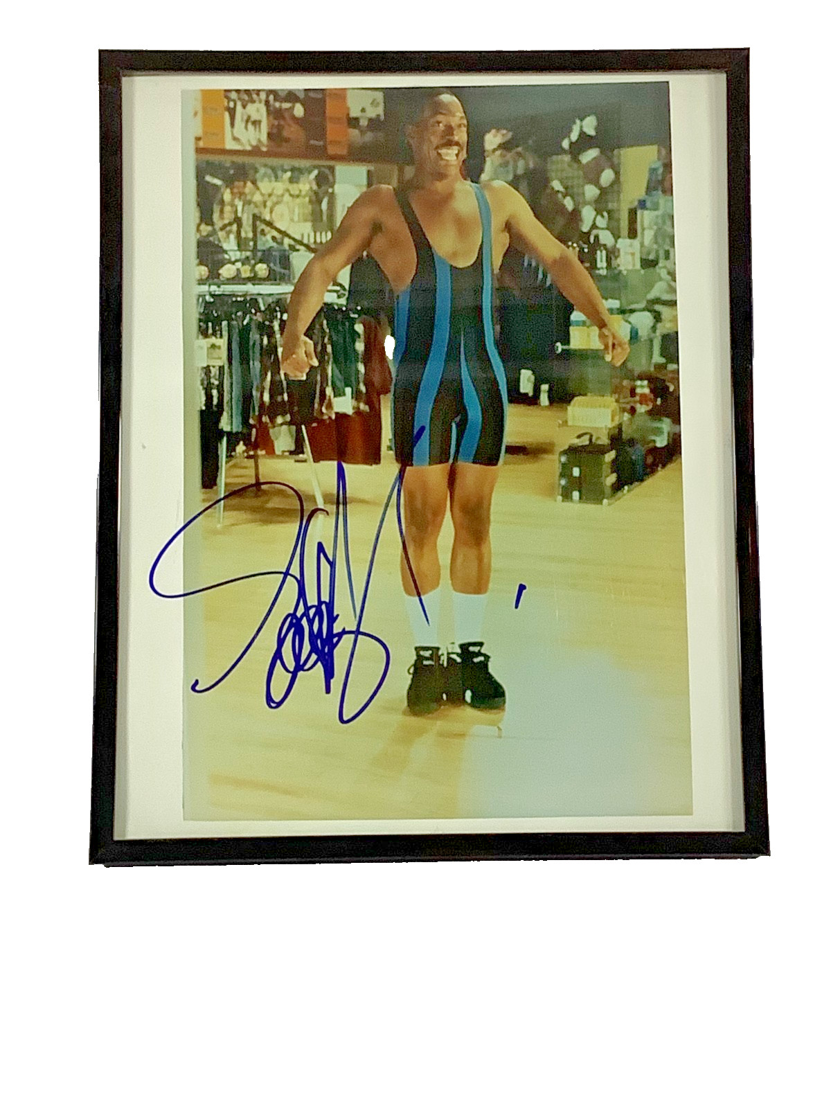 EDDIE MURPHY NUTTY PROFESSOR SIGNED AUTOGRAPH FRAMED PHOTO 8.5 x 10.5