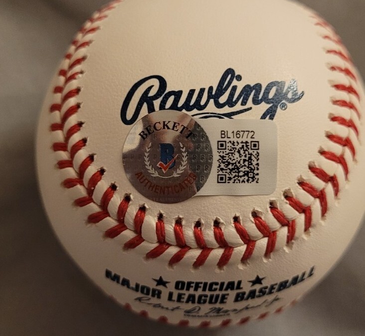 Akon signed autographed official MLB baseball ROMLB Beckett BAS COA Konvict