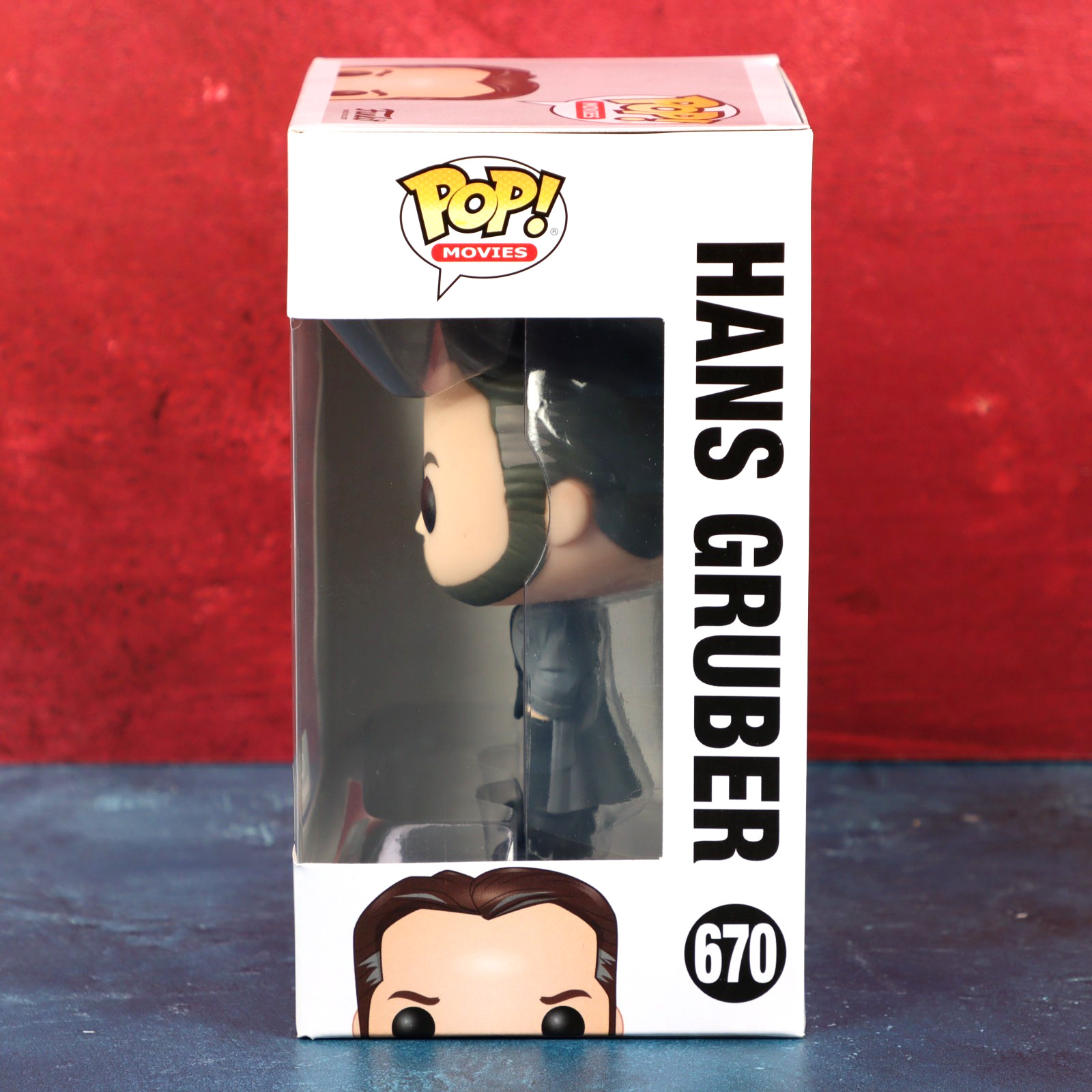 Funko Pop Die Hard 670 Hans Gruber Alan Rickman Game Stop Excl 2018 W/ Protector