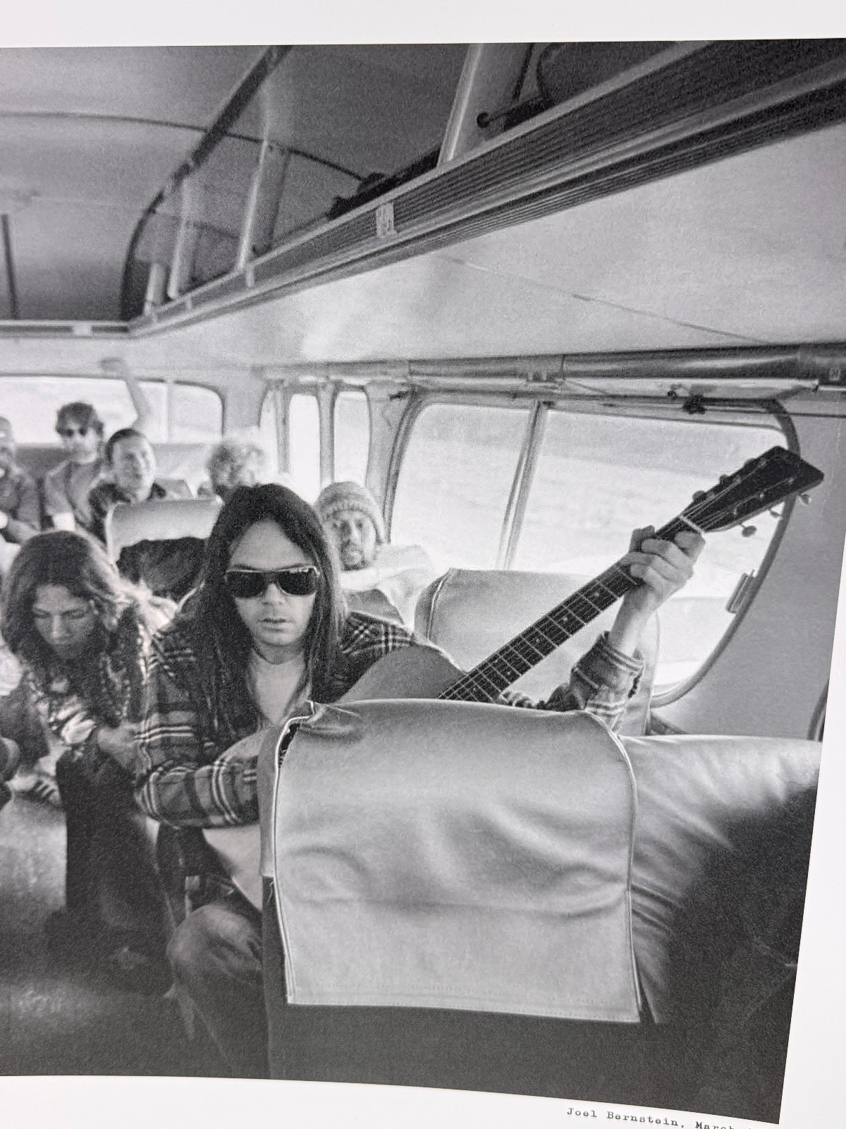 Neil Young Eagles Cameron Crowe Bus 1974 Joel Bernstein Fine Art Print 18 X 24′