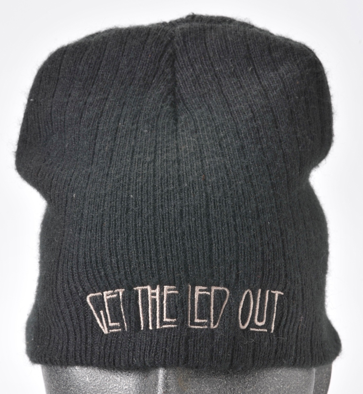 Led Zeppelin Get The Led Out Knit Beanie Hat Adult One Size Fits Most Black