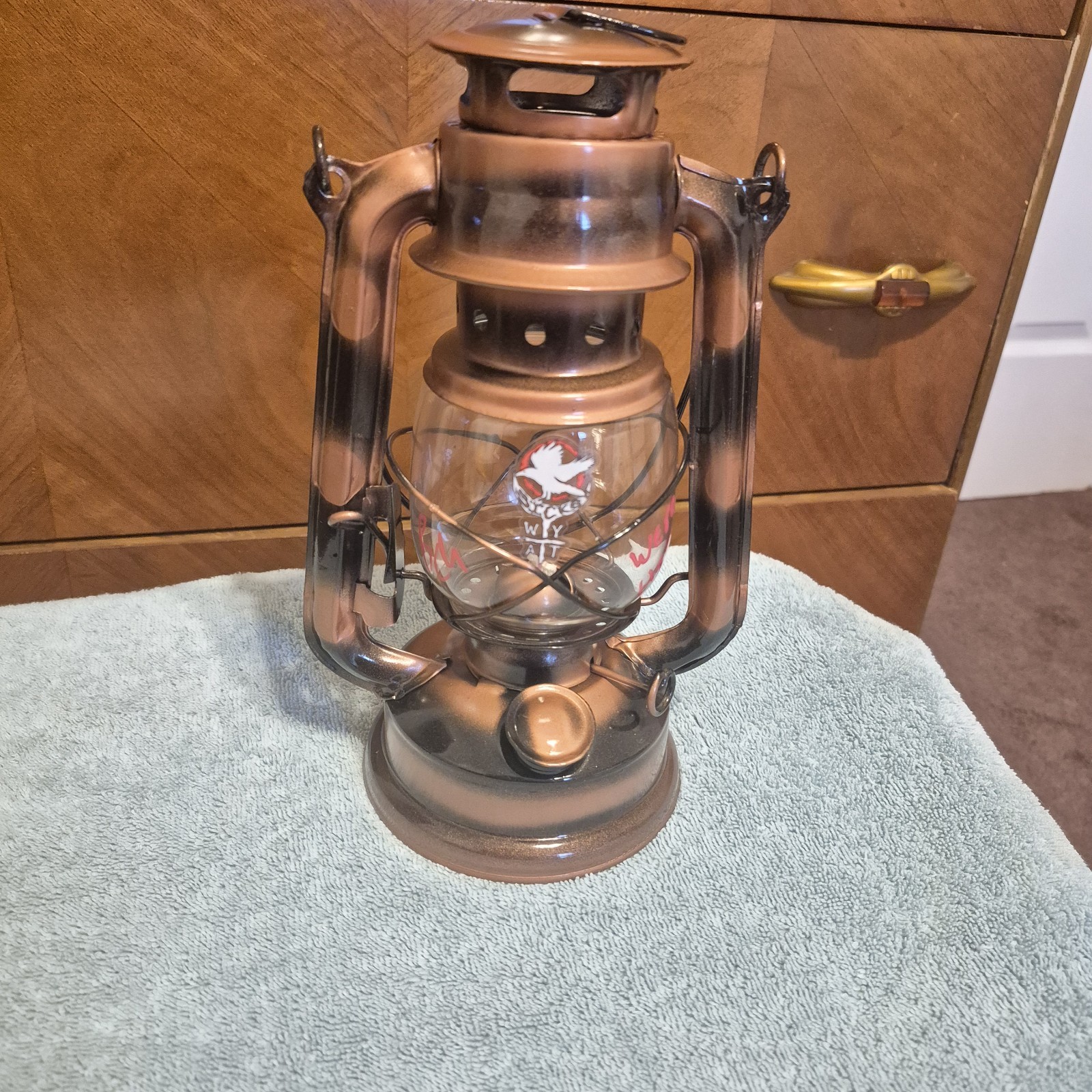 Uncle Howdy/Bo Dallas Signed Wyatt Sicks Lantern Jsa