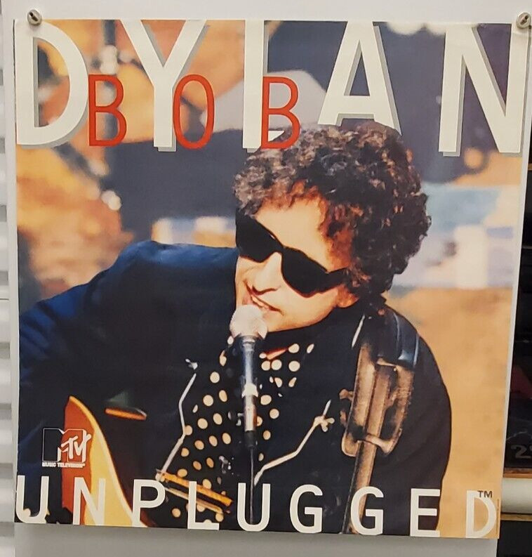 BOB DYLAN MTV Unplugged 23×23 Good++ Poster