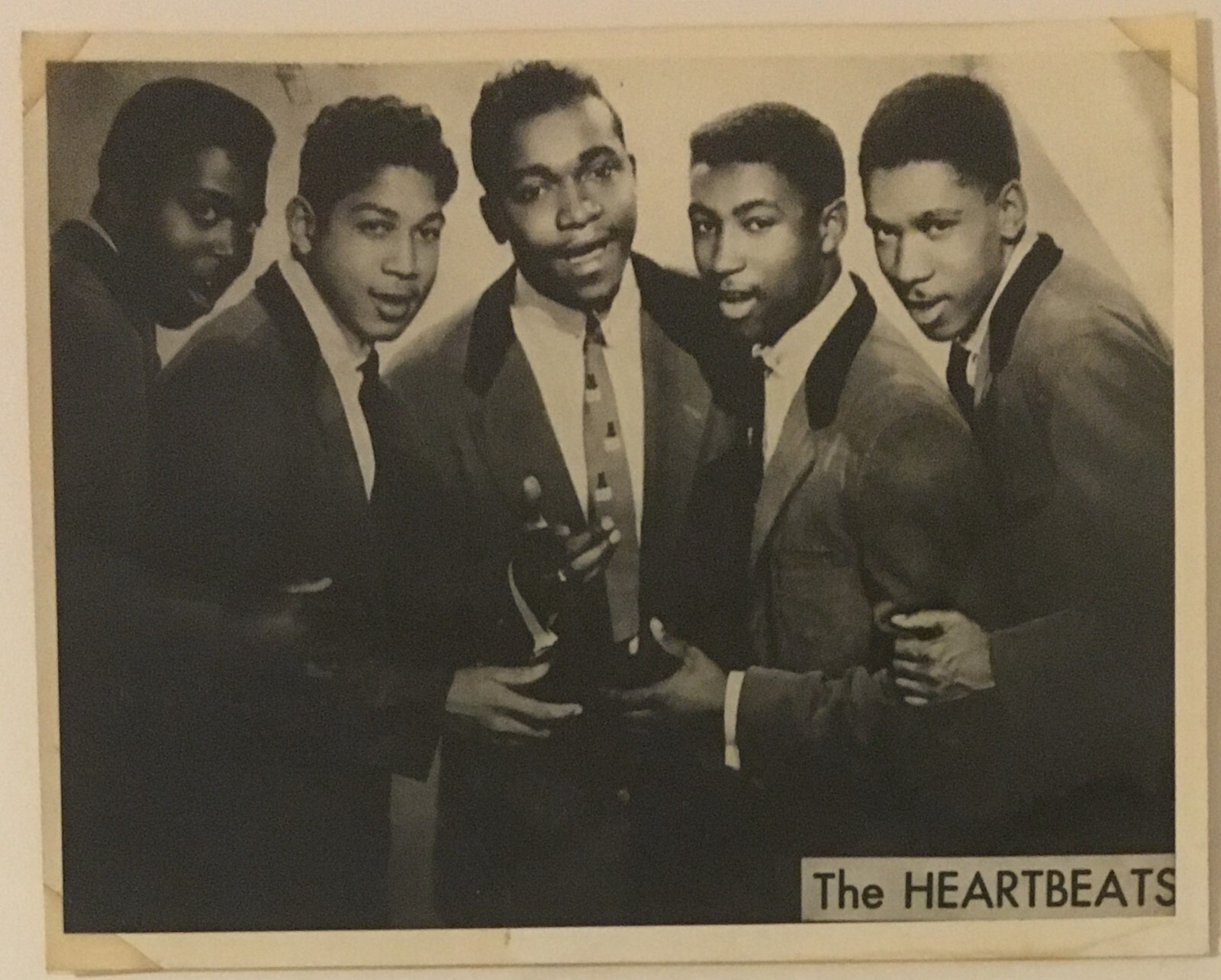 The Heartbeats – Authentic Promo Photo – 6.5×5 – R&B Doo-Wop