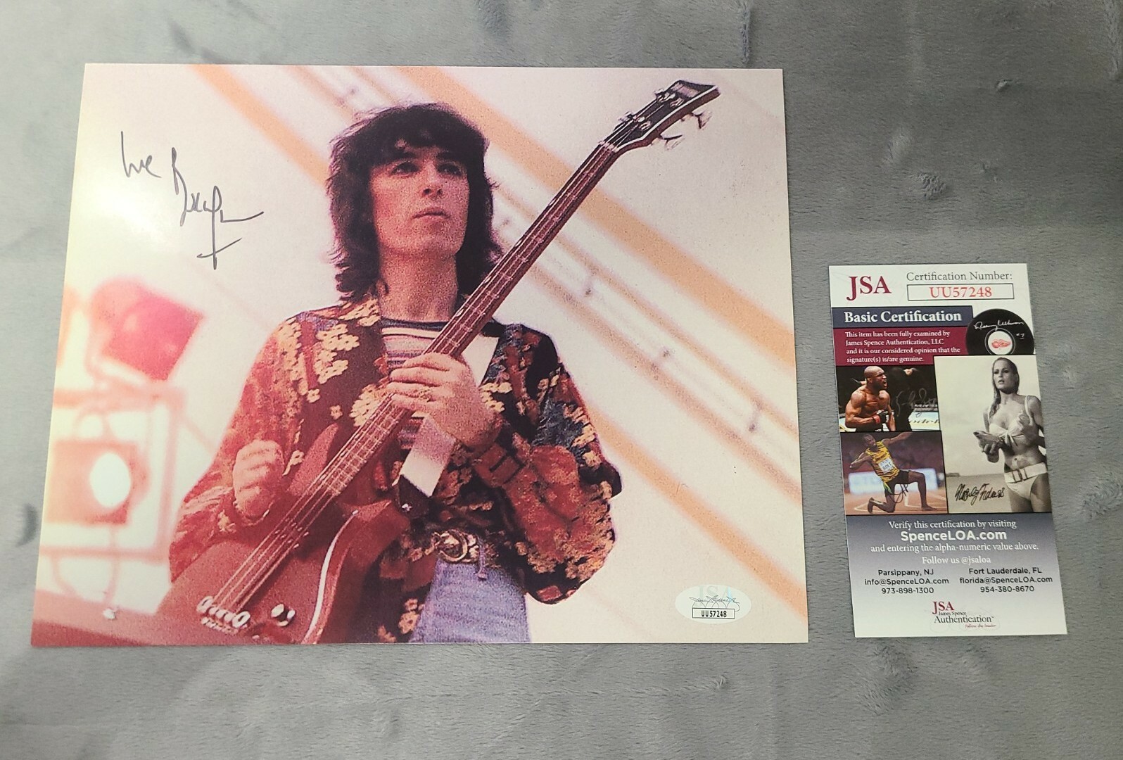 Bill Wyman Signed Print 8″x10″ Jsa Certified Rolling Stones