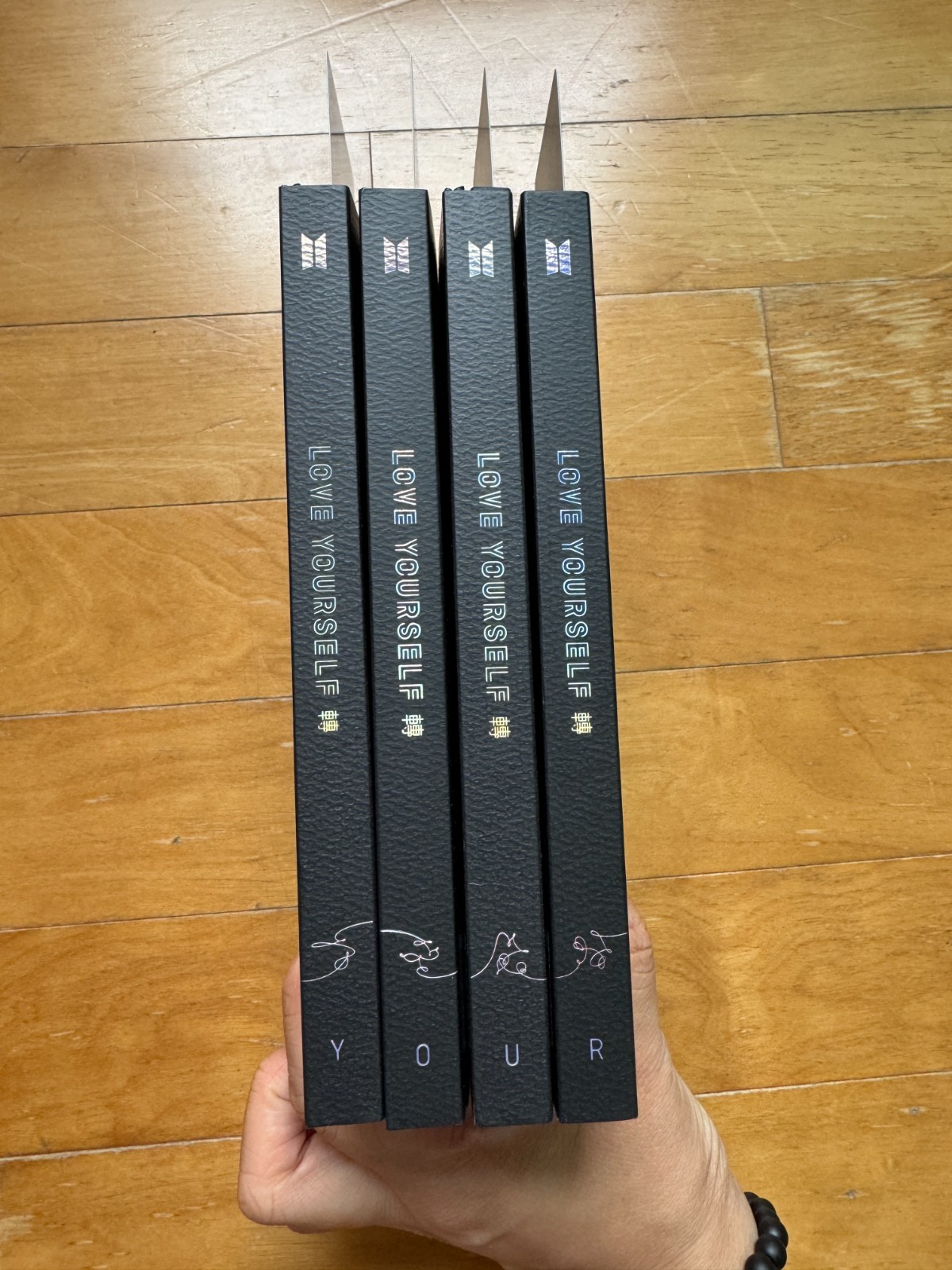 BTS Love Yourself Tear Album ALL 4 Ver SET Y O U R OfficialPhotoCard RM Jin SUGA