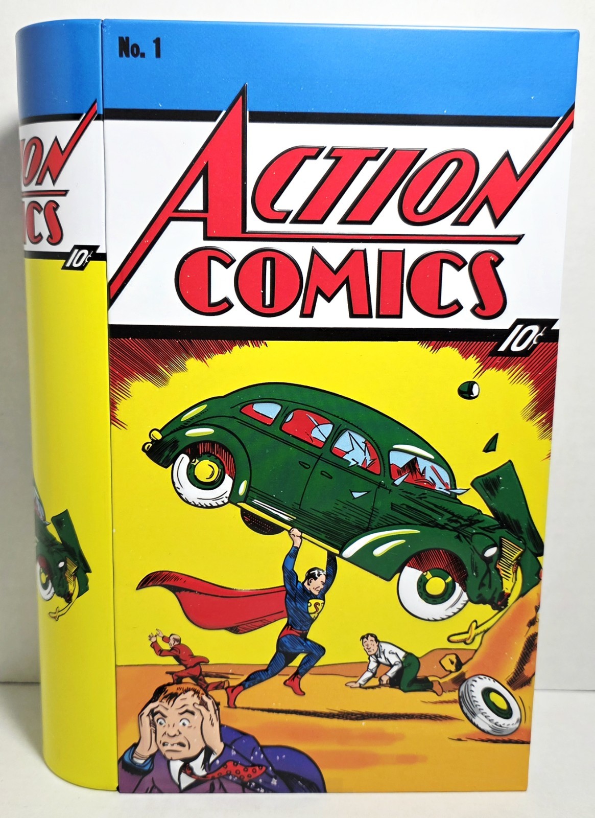 DC Action Comics Popcorn Tin 90th Anniversary AMC Collectible W/ Lanyard