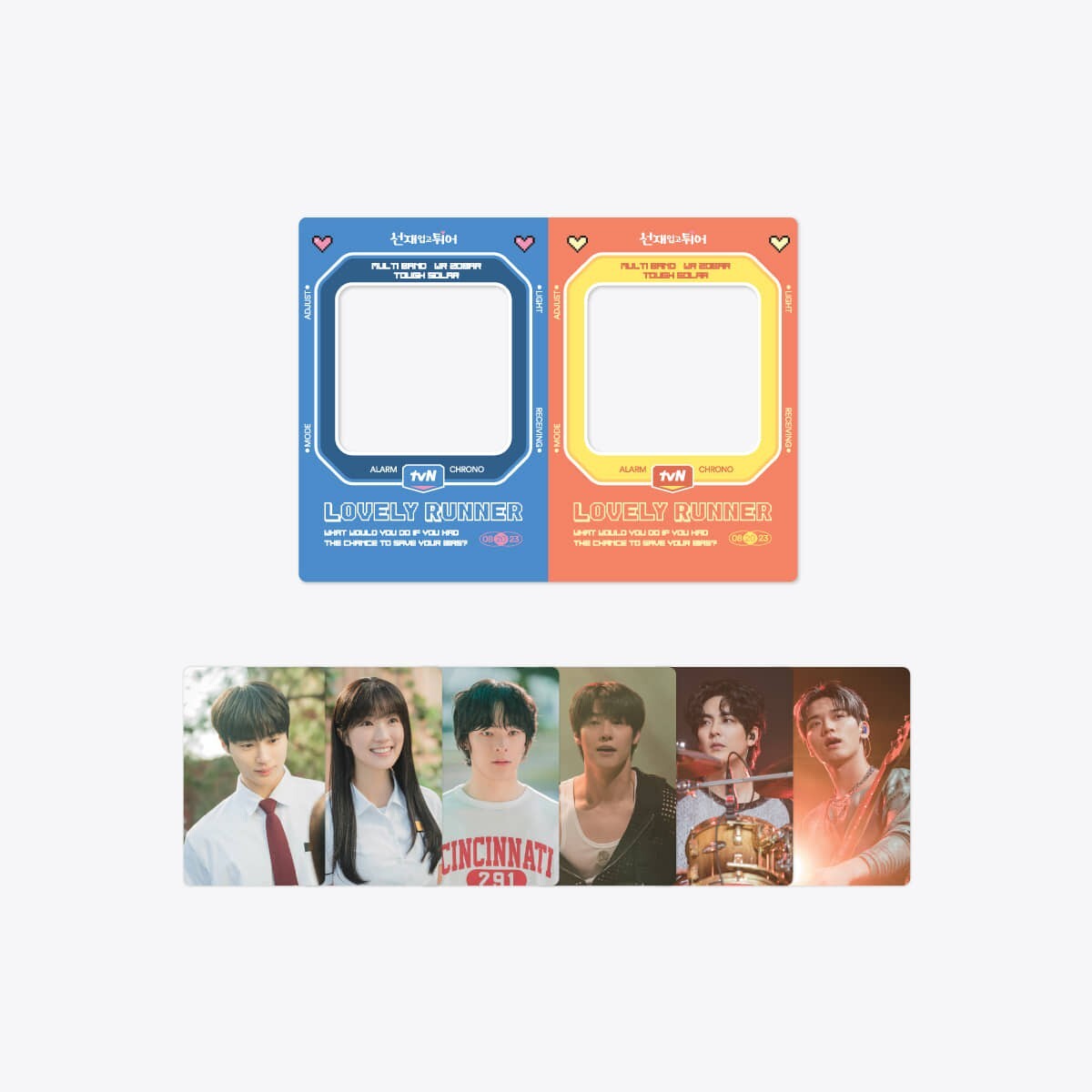 LOVELY RUNNER POP-UP STORE OFFICIAL MD PHOTOCARD & MINI L-HOLDER SET NEW
