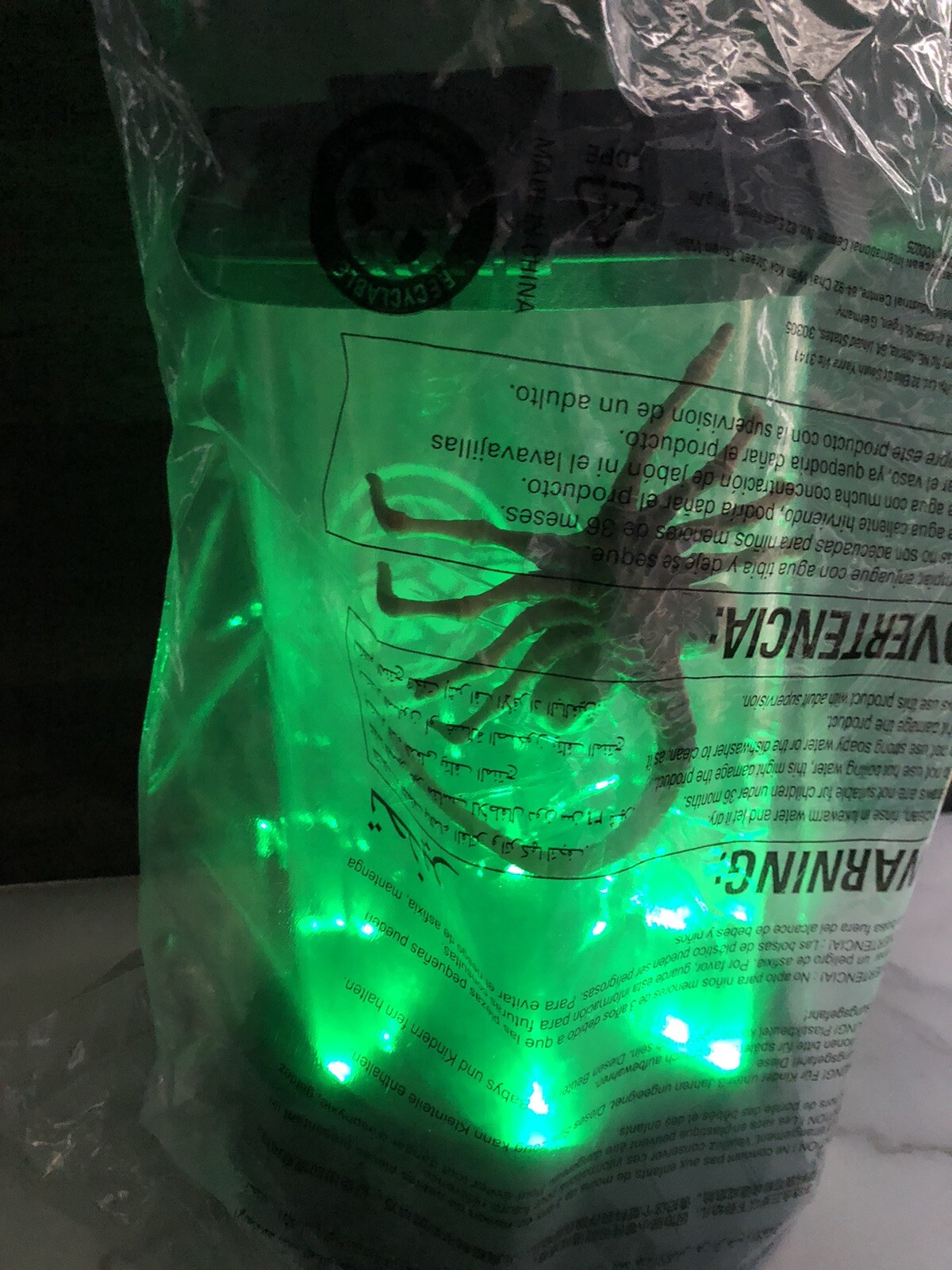 ALIEN ROMULUS Regal FACEHUGGER POPCORN Bucket Container LIGHTS UP 2024 Sealed