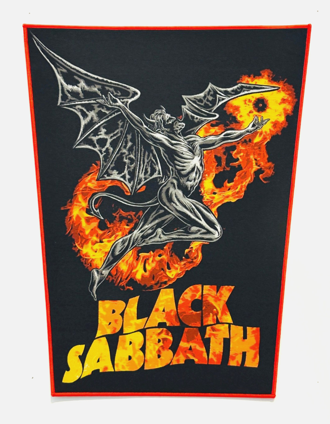 Black Sabbath – Supernaut RED Border LMTD ED 50 Licensed WOVEN Back Patch OZZY