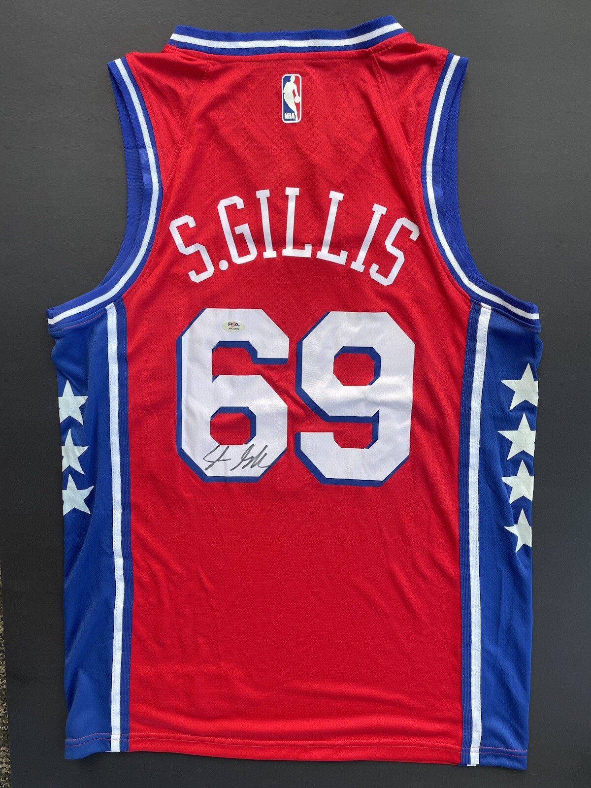 Shane Gillis Signed Autographed Philadelphia 76ers Jersey Comedian Psa/Dna Coa