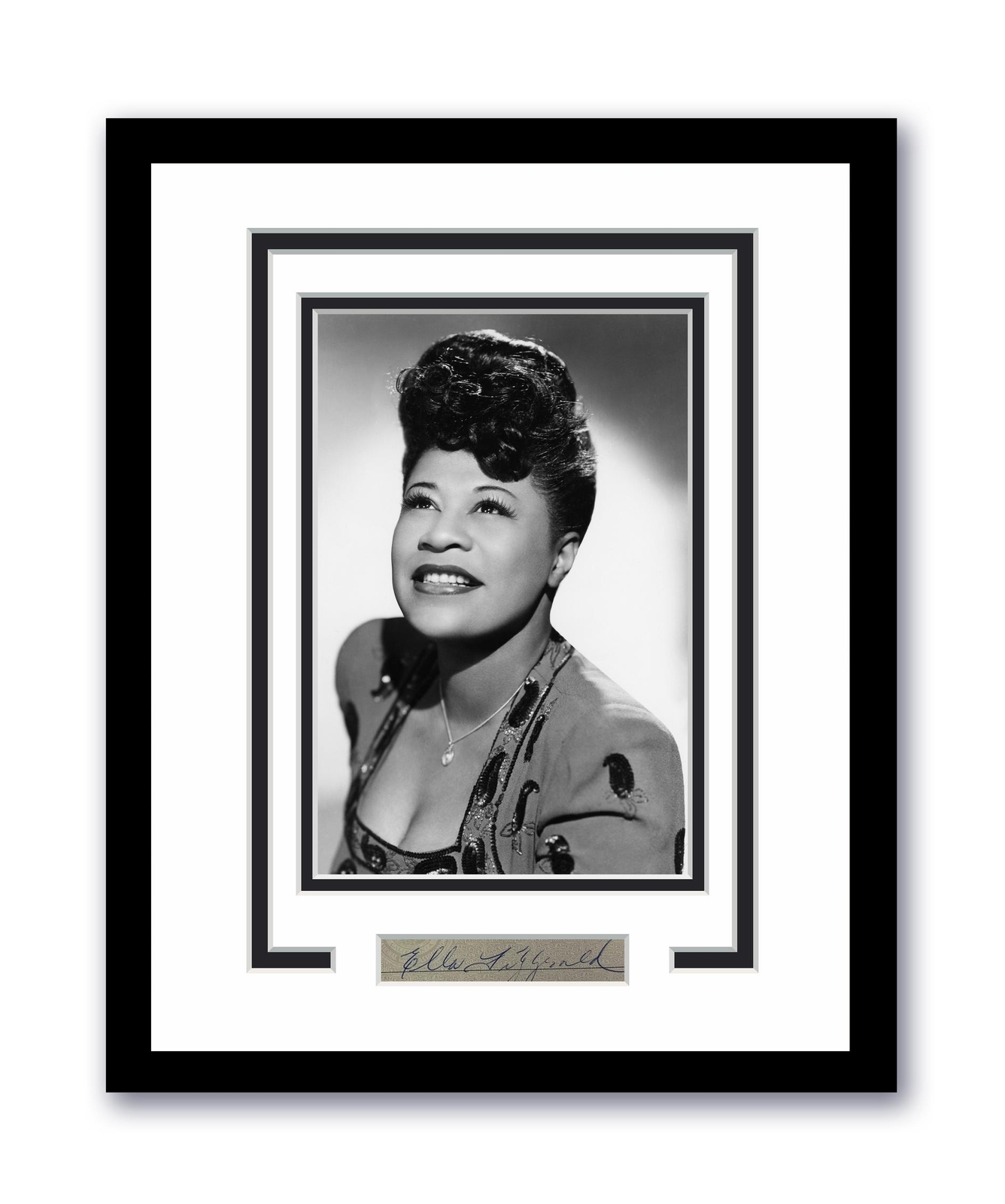 Ella Fitzgerald Autographed Signed 11×14 Framed Photo Jazz Singer ACOA