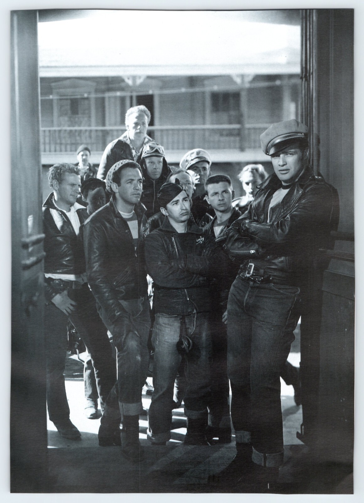 MARLON BRANDO IN THE WILD ONE 6.5″X9.5″ BOOK CLIPPING Photo Page M538