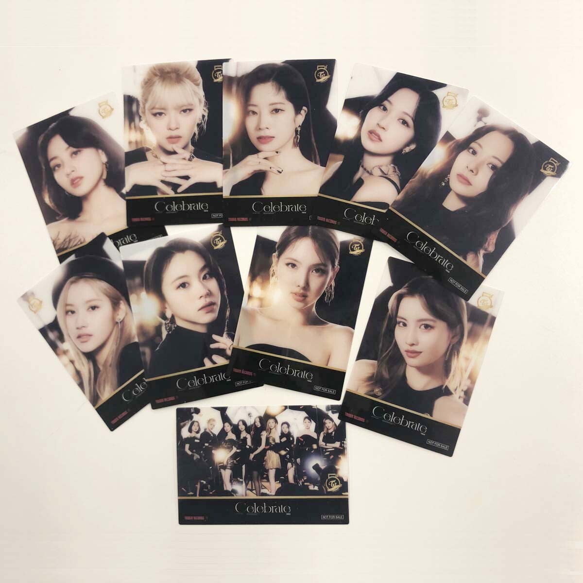 TWICE JAPAN 4th ALBUM Celebrate Tower Record Limited POB Clear Photo card