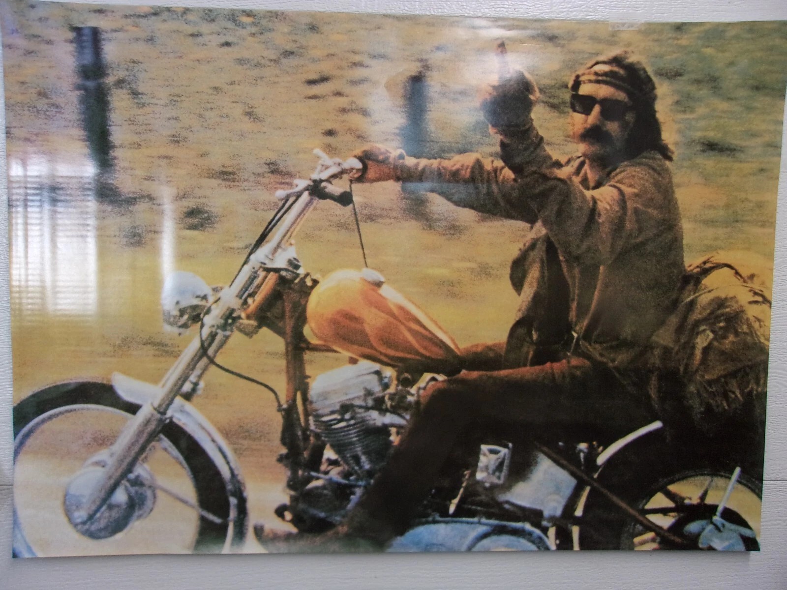 EASY RIDER 24″x34″ VINTAGE 1969 MOVIE POSTER DENNIS HOPPER FLIPPING THE BIRD