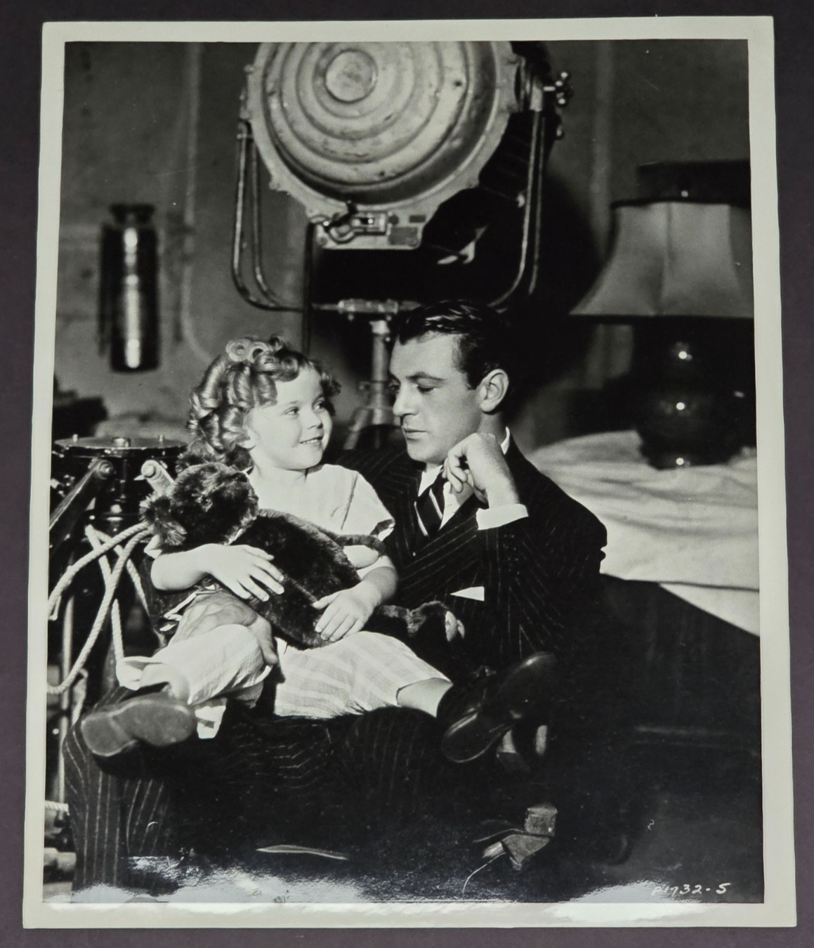 1934 Gary Cooper Shirley Temple NOW AND FOREVER Movie Studio Publicity Photo 10″