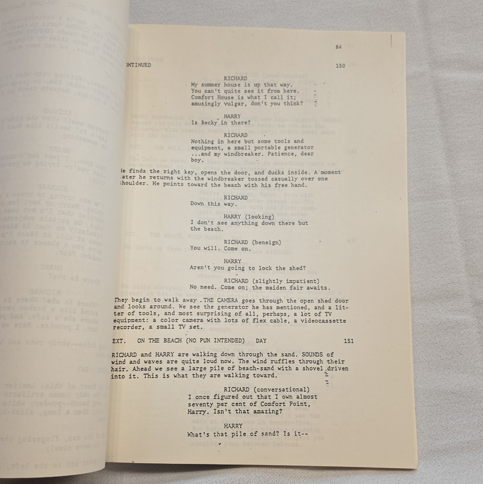 Stephen King Original Movie Script Creepshow 1st Draft (1979)