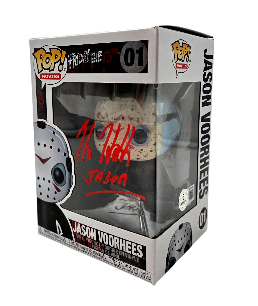 Kane Hodder Signed Funko Jason Friday the 13th Autograph Horror Beckett COA 54