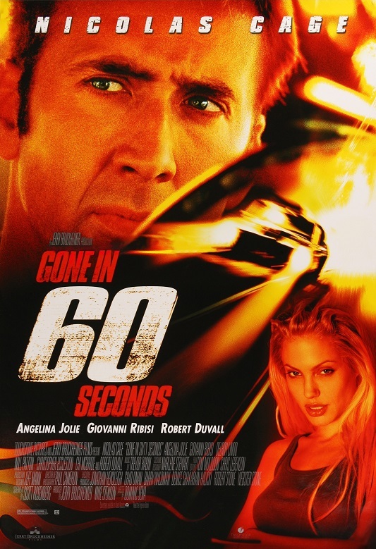 Gone In 60 Seconds movie poster (b) Nicolas Cage, Angelina Jolie : 11″ x 17″