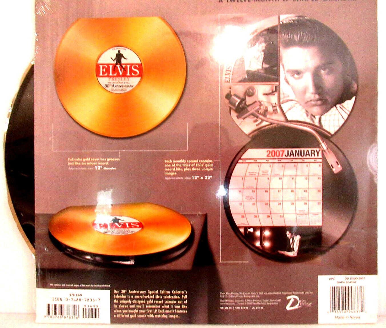 “ELVIS PRESLEY / 30th ANNIVERSARY / COLLECTOR’S CALENDAR” ~ ** (2007) ** #24