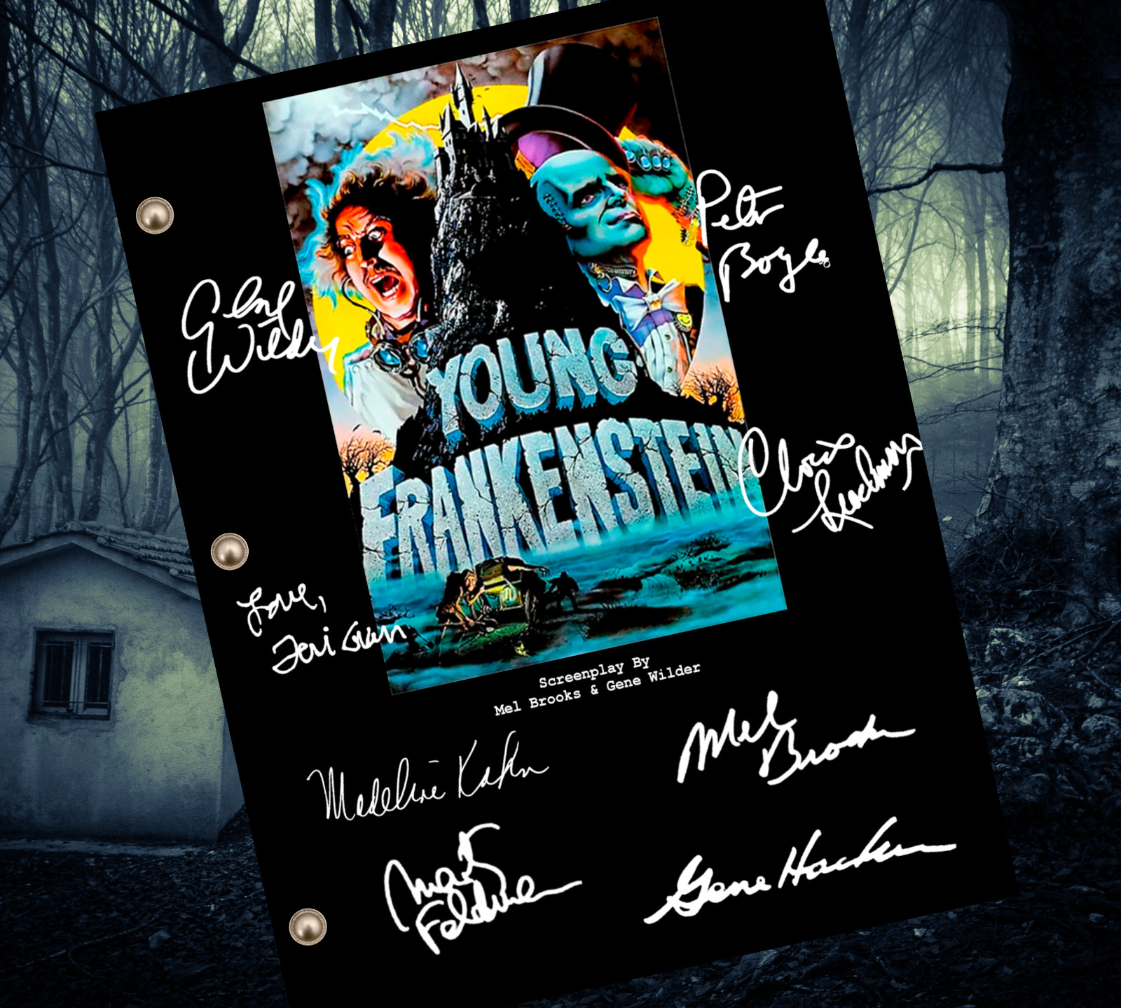 Young Frankenstein Movie Autographed Script Reprint Full Screenplay Gene Wilder