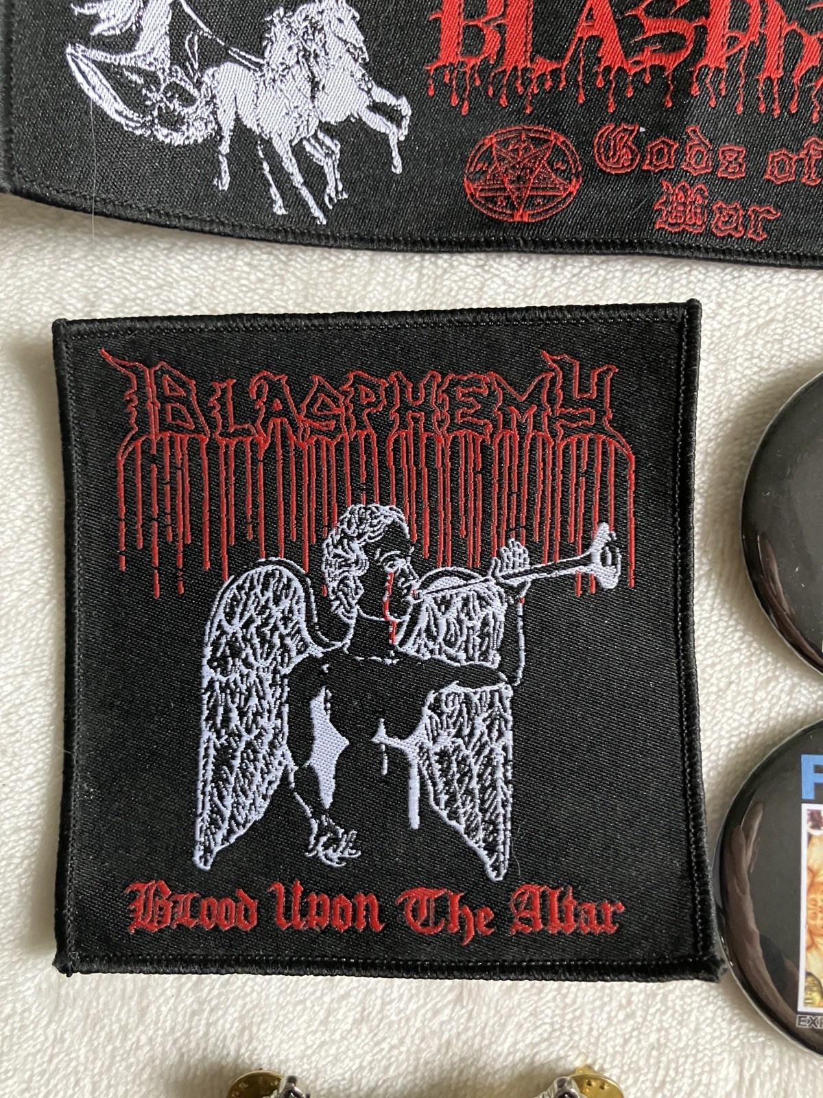 Black Metal Death Metal Pin Patch Lot Immortal Blasphemy Fluids Ross Bay Cult