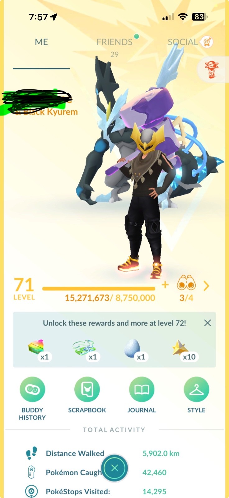 Pokémon GO Account – High Level – Rare Pokémon – Shiny & Legendary Collection