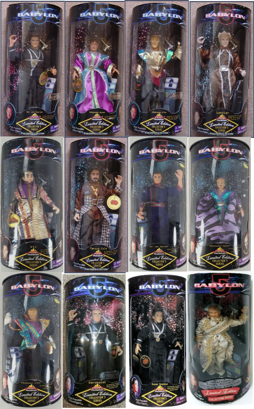 Original 9″ Babylon 5 Action Figure/Doll Collection- MIB- Your Choice of 12