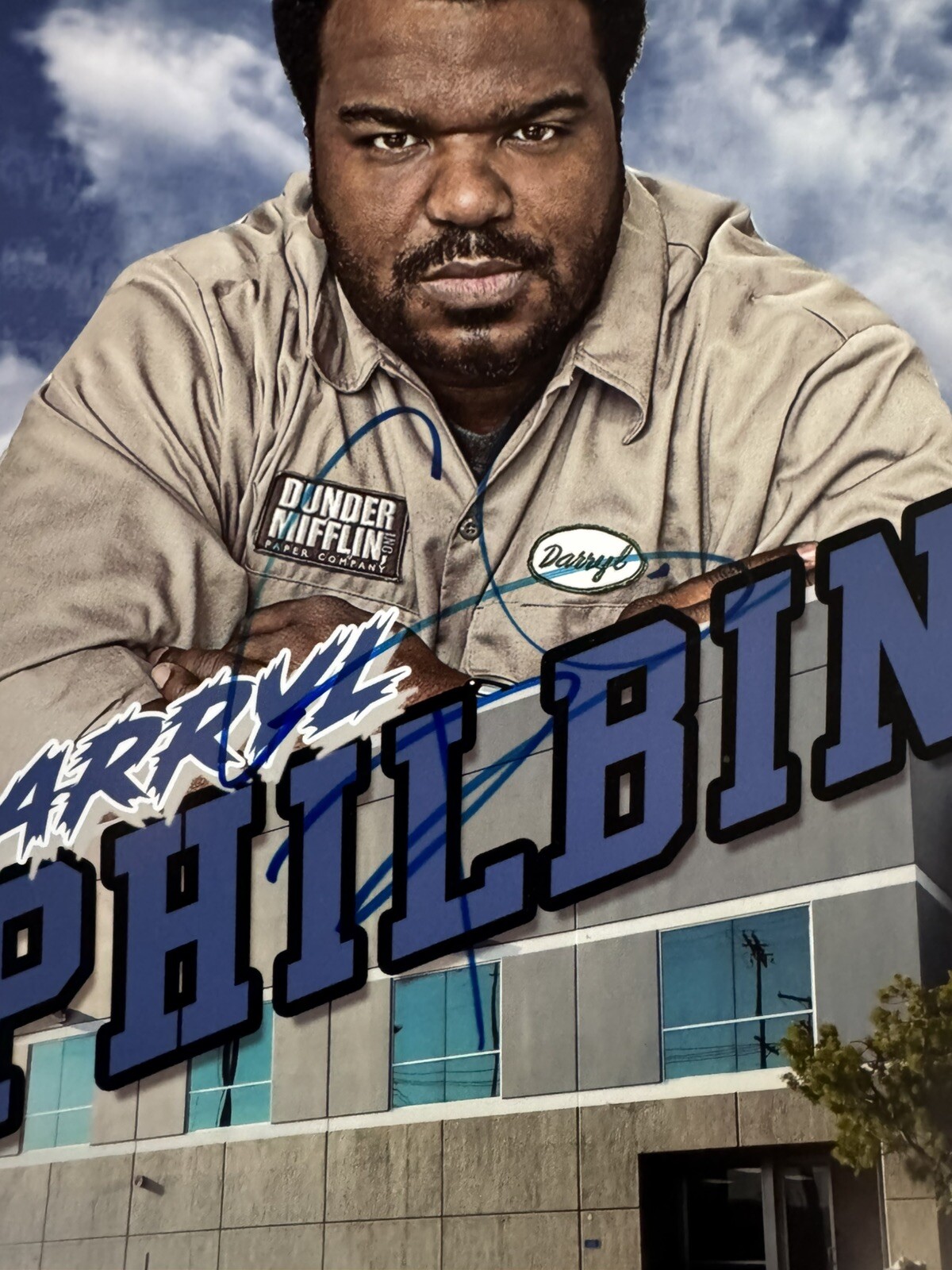 Craig Robinson Autographed 8×10 Darryl Philbin Edit Photo The Office