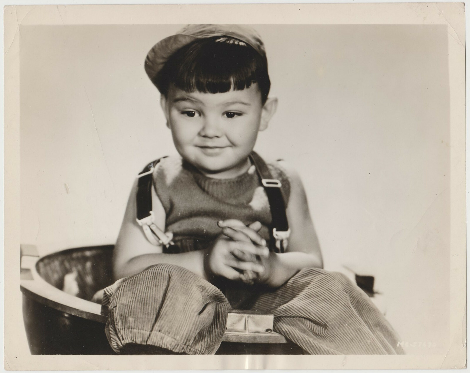 Eugene Lee aka PORKY of OUR GANG on vintage 1930s 8×10 Still Photo