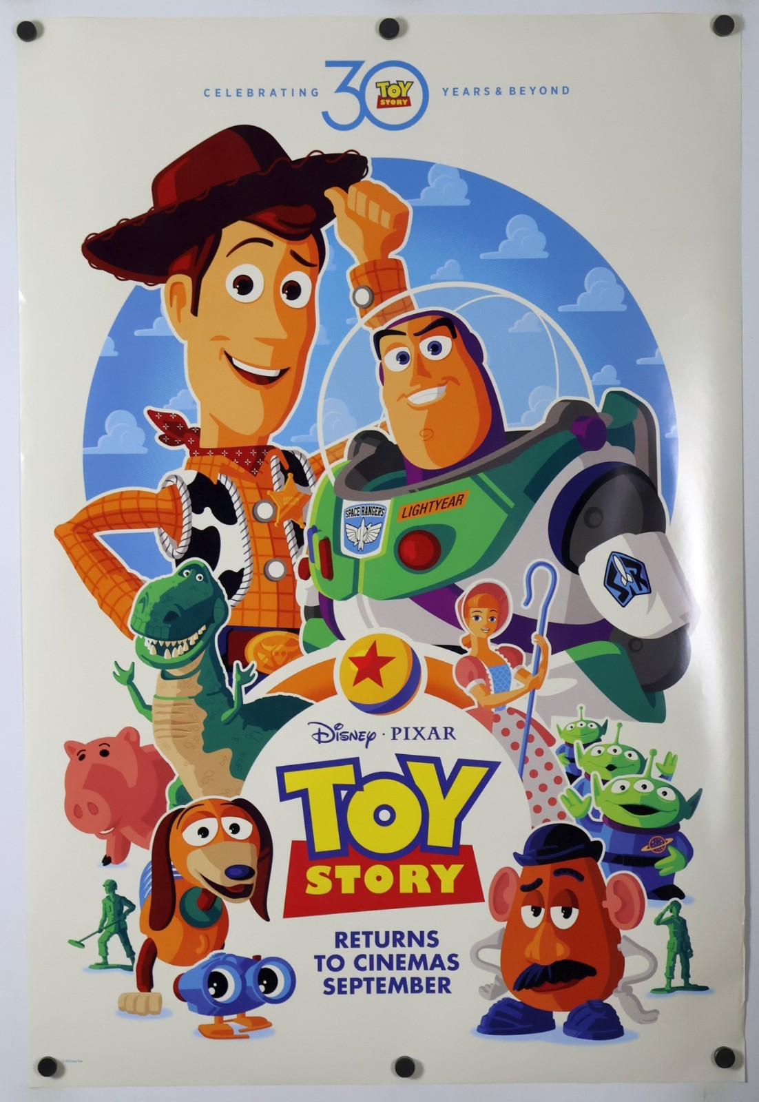 Toy Story – original DS movie poster 27×40 2025 30th Anniversary Tom Whalen INTL