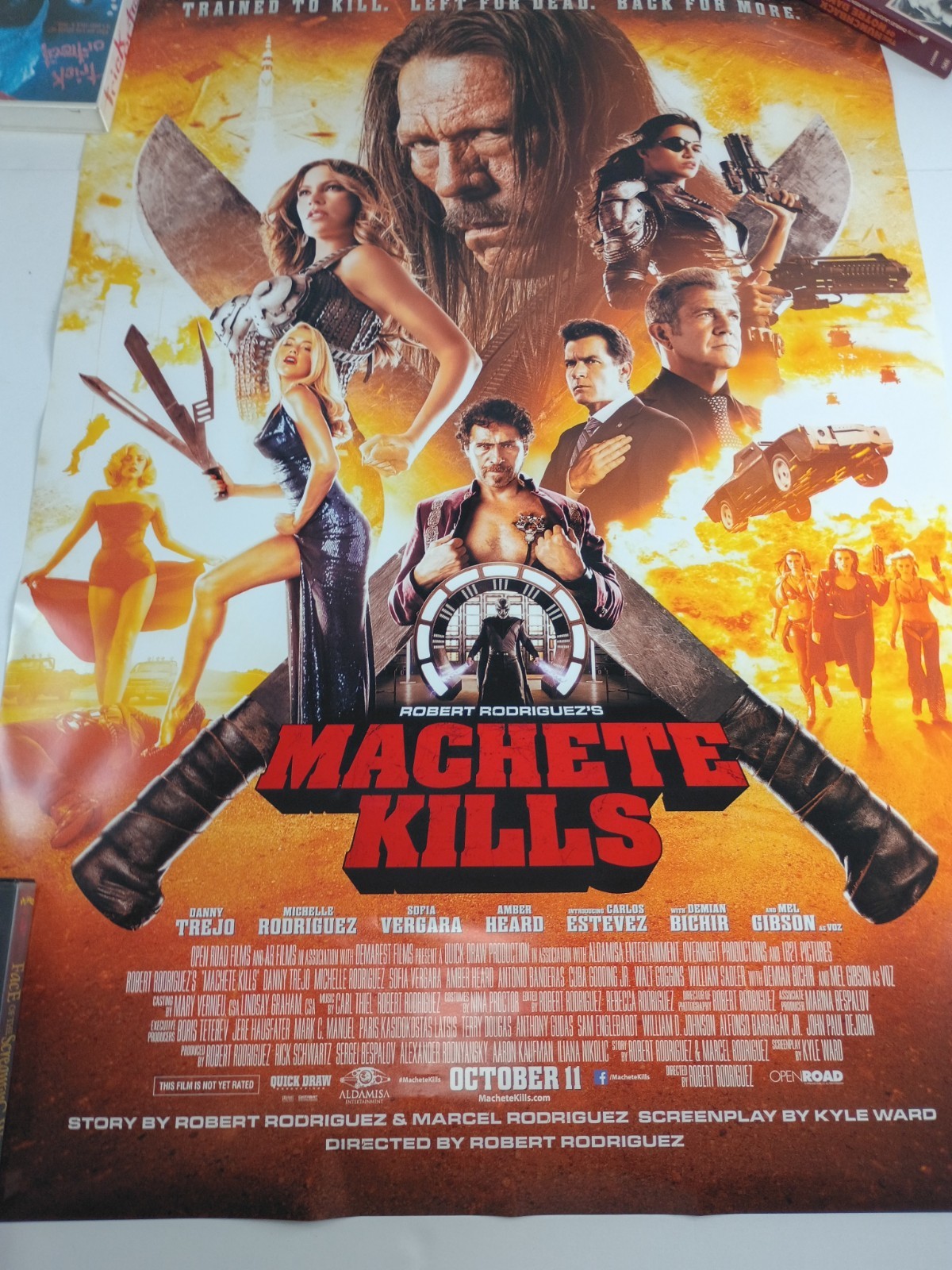 Machete Kills 2013 Original Movie Poster 27″ x 40″ Studio issued Double Sided