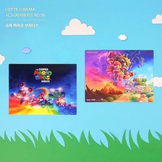 The Super Mario Bros. Movie Collectible Art Card Korean Movie 6×8 Mini Poster