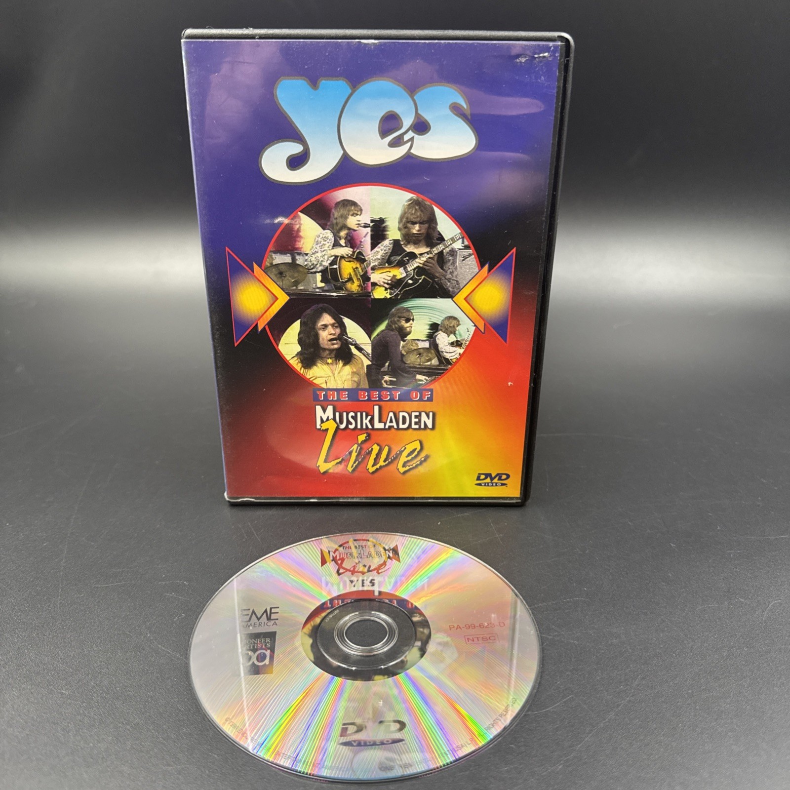 Yes The Best Of Musik Laden Live 1969 DVD English Rock Band