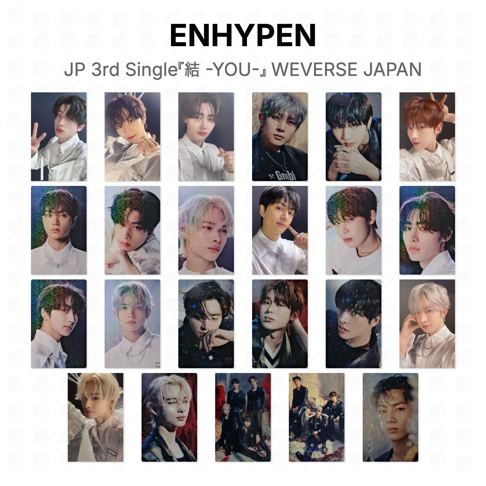 ENHYPEN JP 3rd Single『結 -YOU-』 WEVERSE JAPAN Official KPOP Special Gift