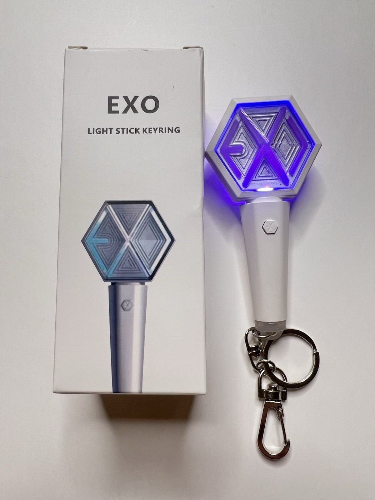 EXO Ver.3 Mini Light Stick Keychain Multi-Color LED