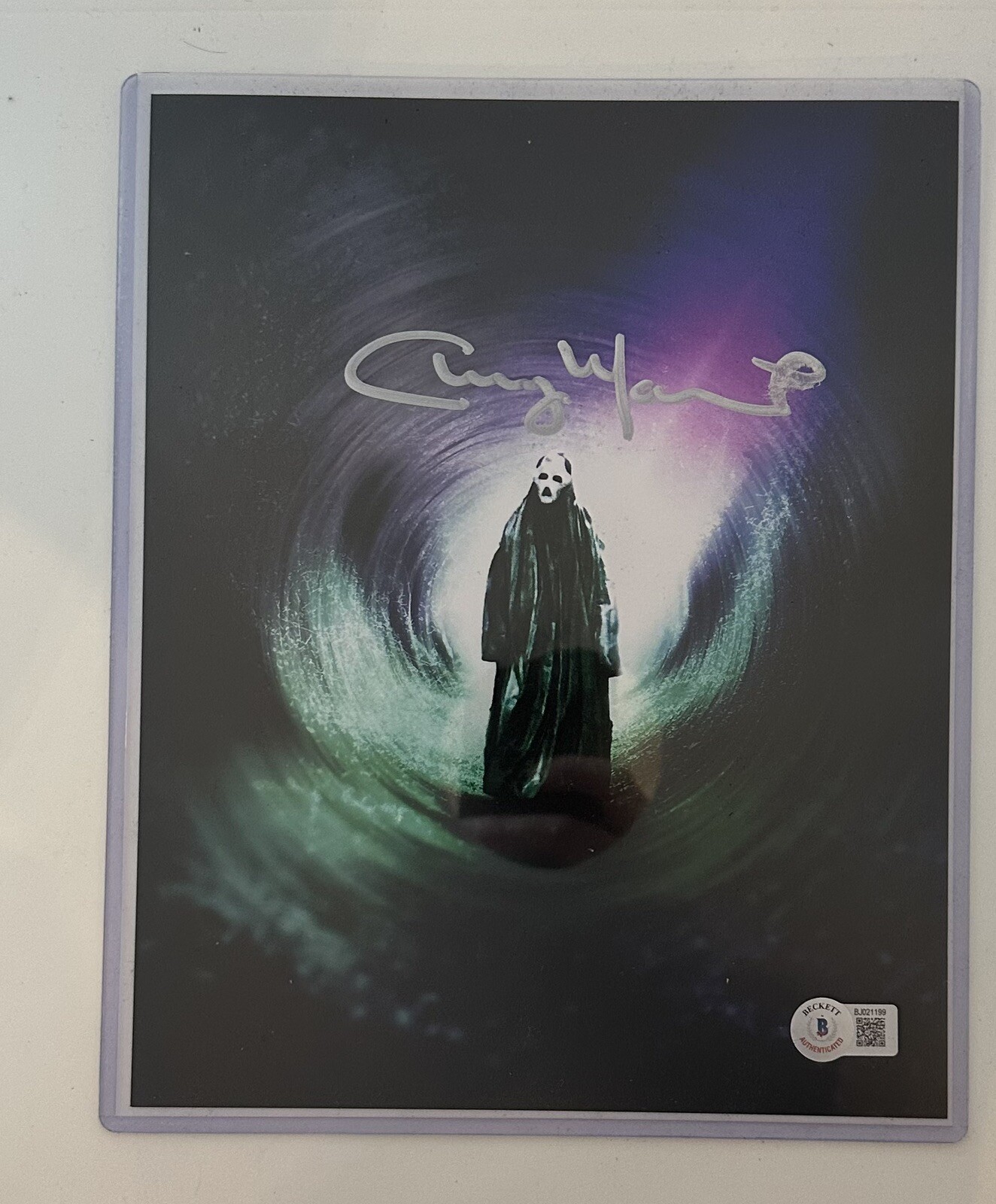 Chaney Morrow Signed Autographed 8×10 Photo Ghost Haunt Beckett COA BAM! Horror