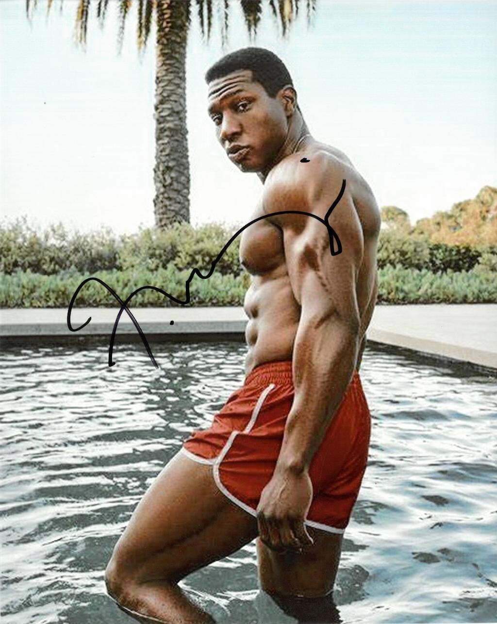 Jonathan Majors (Creed) Signed Authentic Autographed 8×10 Photo JSA #AH26652