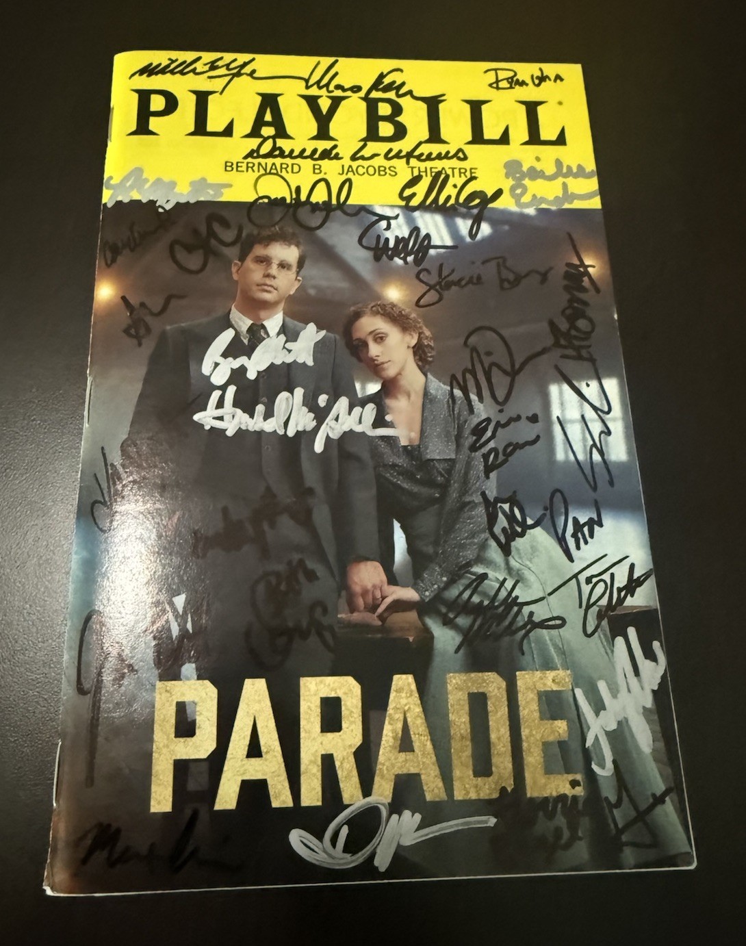 Parade Playbill w/Cast Autographs (Summer 2023)
