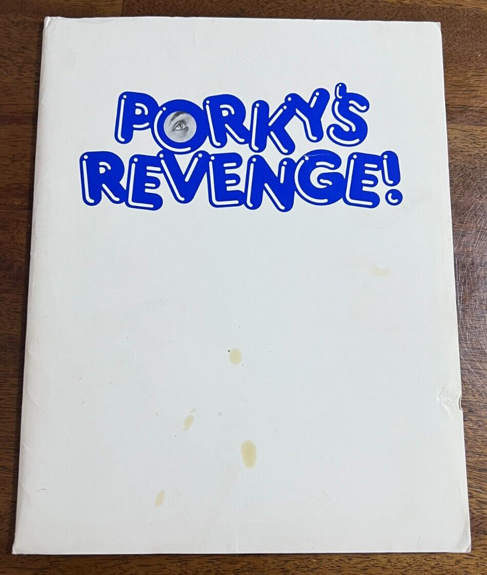 PORKY’S REVENGE 1985 MOVIE PRESS KIT WITH PHOTOS