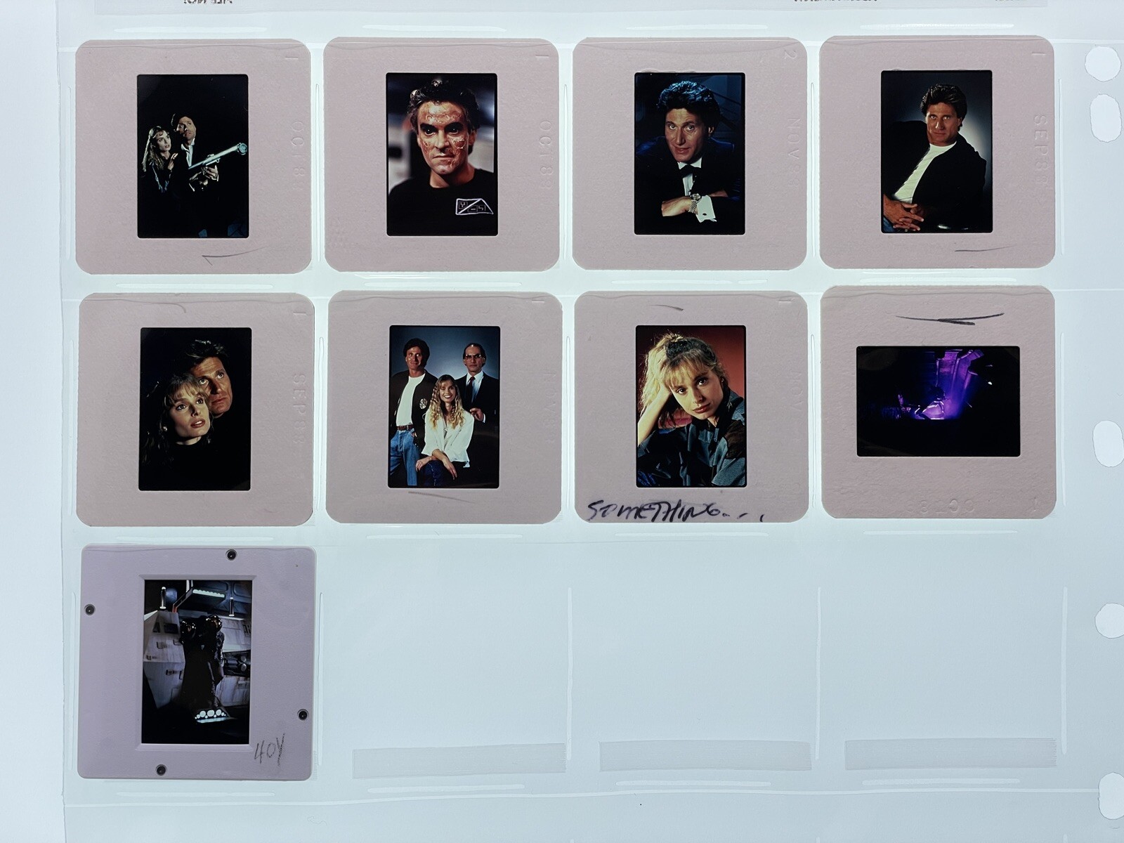 Something Is Out There 35mm Slides Sci-fi TV Series Publicity Promo Vtg Lot of 9